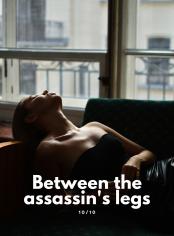 Between the assassin's legs